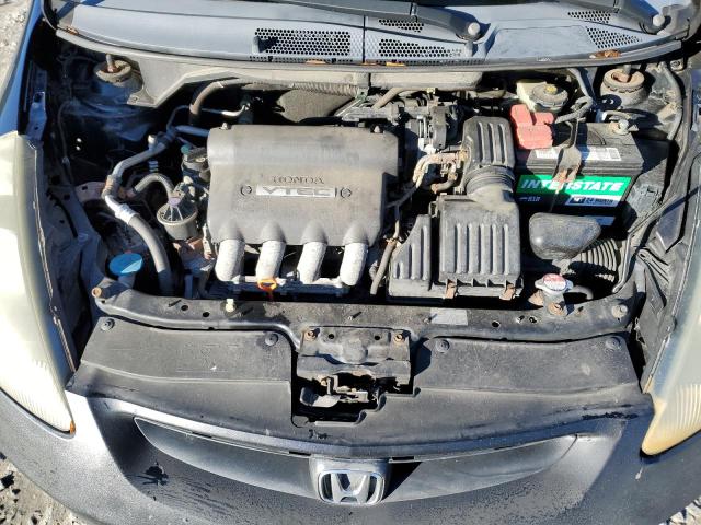 JHMGD38607S001501 - 2007 HONDA FIT S შავი ფოტო 11