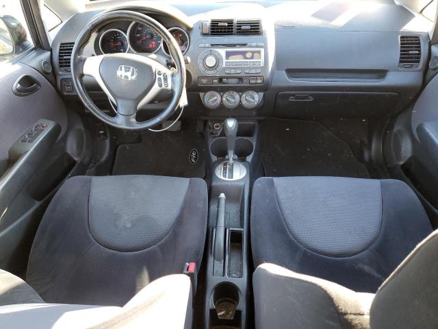 JHMGD38607S001501 - 2007 HONDA FIT S შავი ფოტო 8