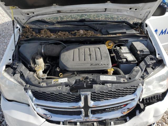 2C4RDGBG2KR727065 - 2019 DODGE GRAND CARA SE WHITE photo 12