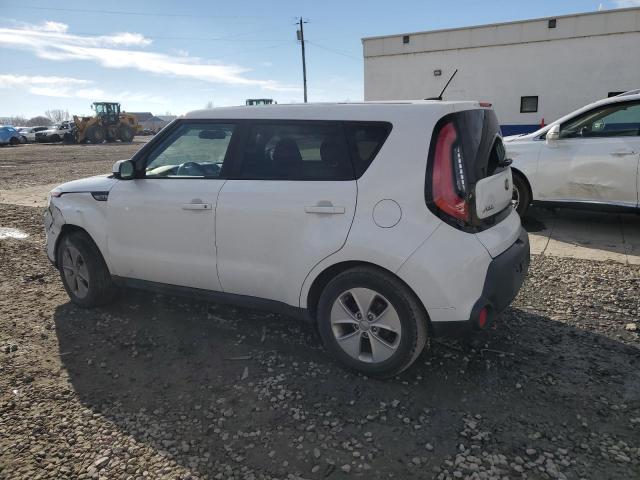 KNDJN2A29F7157110 - 2015 KIA SOUL WHITE photo 2