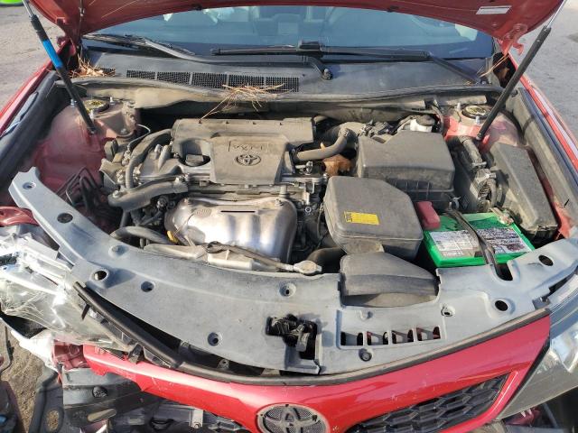 4T1BF1FK6CU562290 - 2012 TOYOTA CAMRY BASE RED photo 11