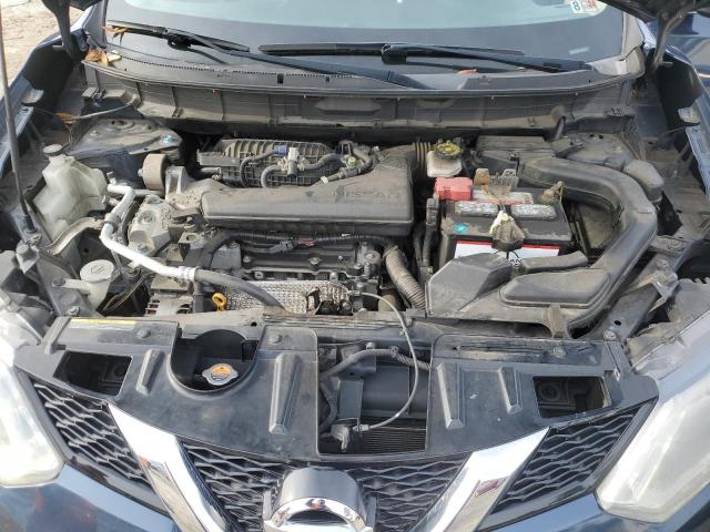 KNMAT2MT0GP665347 - 2016 NISSAN ROGUE S BLUE photo 11