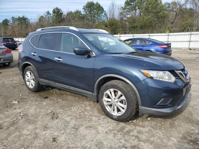 KNMAT2MT0GP665347 - 2016 NISSAN ROGUE S BLUE photo 4