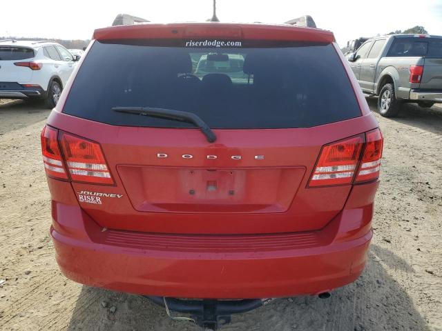 3C4PDCAB6JT533009 - 2018 DODGE JOURNEY SE RED photo 6