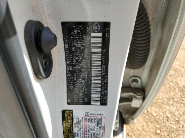 4T1BK36B56U153712 - 2006 TOYOTA AVALON XL თეთრი ფოტო 12