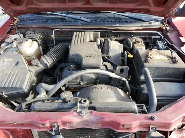 1GCCS148448224621 - 2004 CHEVROLET COLORADO BURGUNDY photo 11