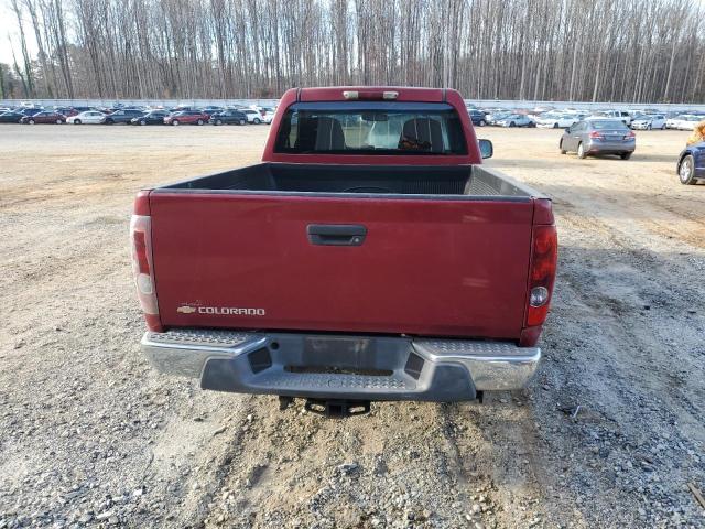 1GCCS148448224621 - 2004 CHEVROLET COLORADO BURGUNDY photo 6