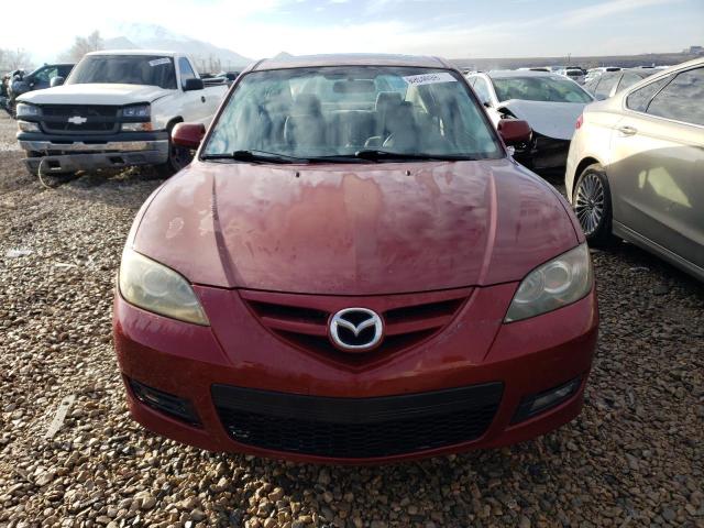 JM1BK323081184213 - 2008 MAZDA 3 S BURGUNDY photo 5