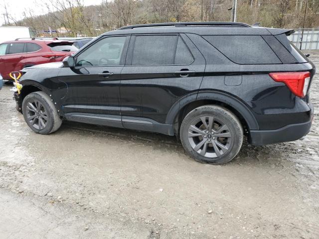 1FMSK8DH8NGB95020 - 2022 FORD EXPLORER XLT BLACK photo 2