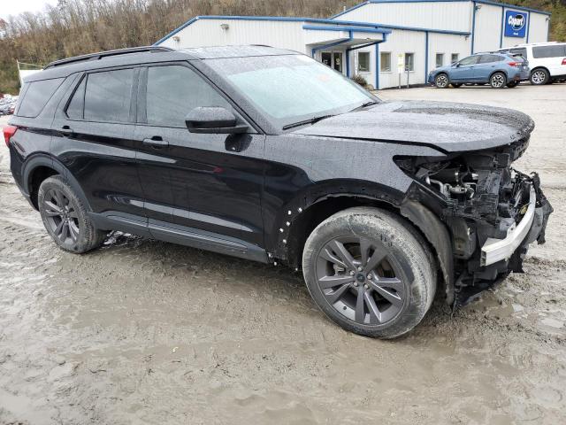 1FMSK8DH8NGB95020 - 2022 FORD EXPLORER XLT BLACK photo 4