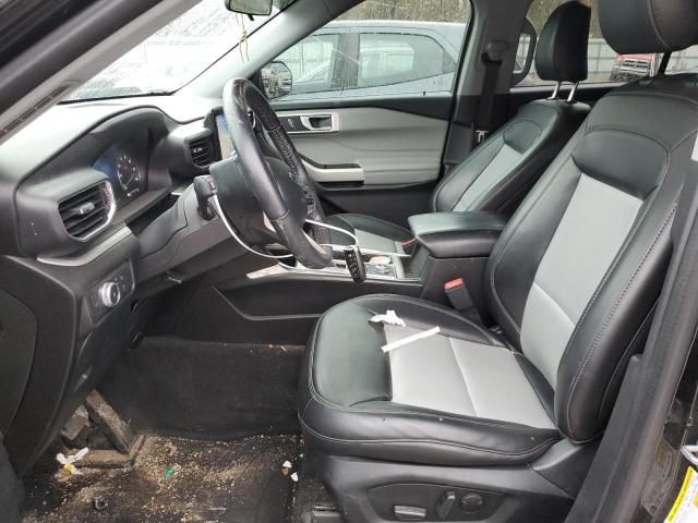 1FMSK8DH8NGB95020 - 2022 FORD EXPLORER XLT BLACK photo 7