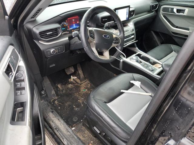1FMSK8DH8NGB95020 - 2022 FORD EXPLORER XLT BLACK photo 8