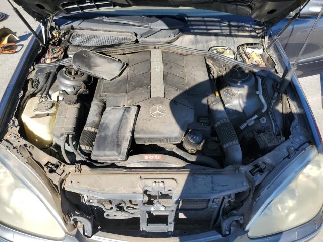 WDBNG75J55A446866 - 2005 MERCEDES-BENZ S 500 GRAY photo 11