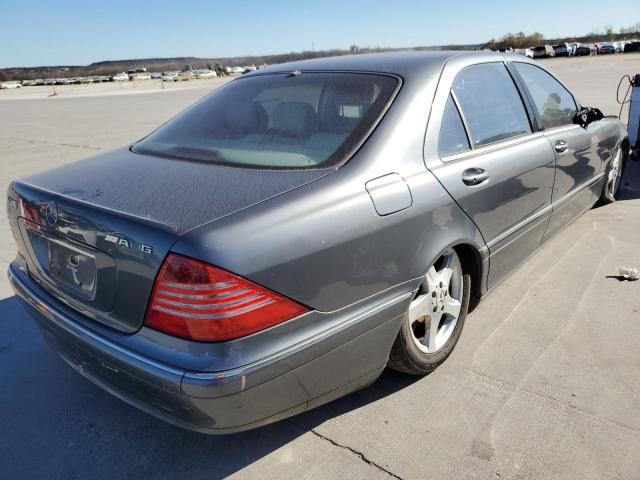 WDBNG75J55A446866 - 2005 MERCEDES-BENZ S 500 GRAY photo 3