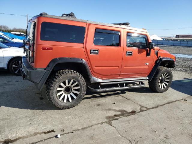 5GRGN23U63H137863 - 2003 HUMMER H2 ORANGE photo 3