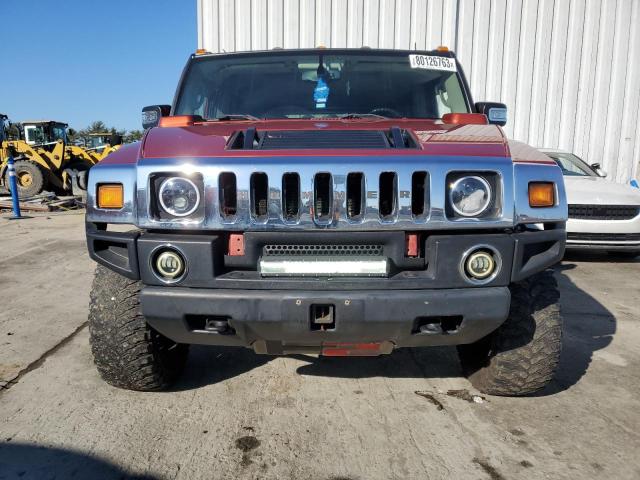 5GRGN23U63H137863 - 2003 HUMMER H2 ORANGE photo 5