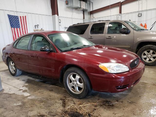 1FAFP53U66A240101 - 2006 FORD TAURUS SE BURGUNDY photo 4