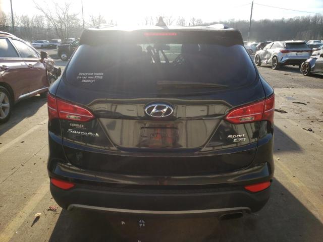 5XYZUDLB0DG113253 - 2013 HYUNDAI SANTA FE S BLACK photo 6