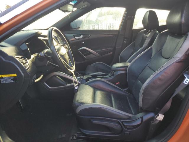 KMHTC6AE2GU271416 - 2016 HYUNDAI VELOSTER TURBO ORANGE photo 10