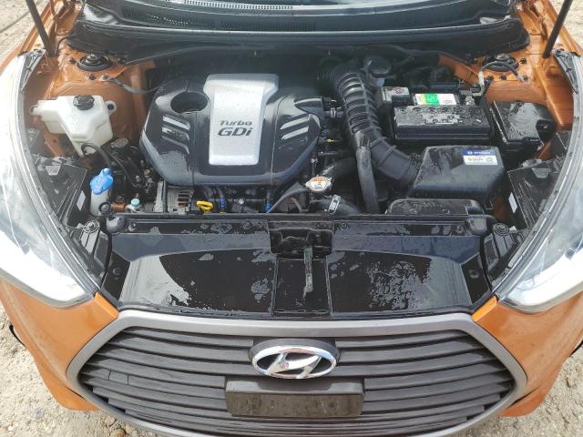 KMHTC6AE2GU271416 - 2016 HYUNDAI VELOSTER TURBO ORANGE photo 18
