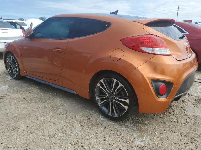 KMHTC6AE2GU271416 - 2016 HYUNDAI VELOSTER TURBO ORANGE photo 3