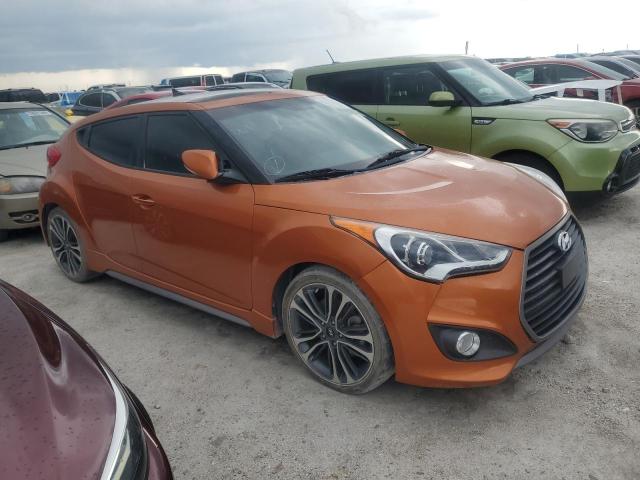 KMHTC6AE2GU271416 - 2016 HYUNDAI VELOSTER TURBO ORANGE photo 6