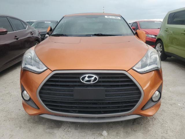 KMHTC6AE2GU271416 - 2016 HYUNDAI VELOSTER TURBO ORANGE photo 7