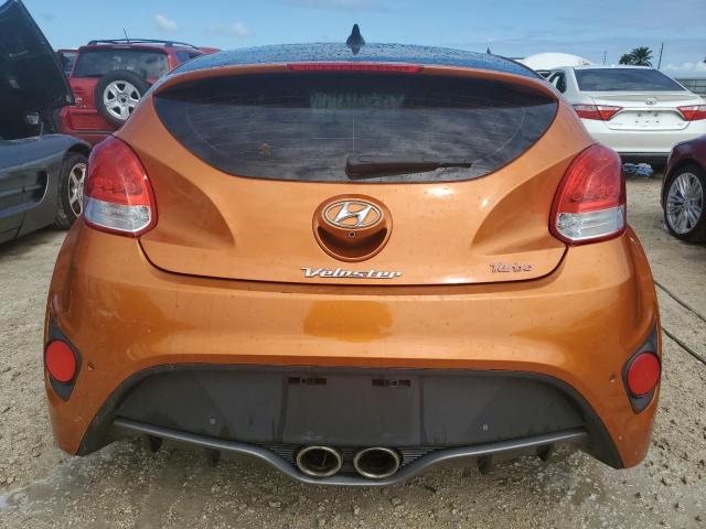 KMHTC6AE2GU271416 - 2016 HYUNDAI VELOSTER TURBO ORANGE photo 8
