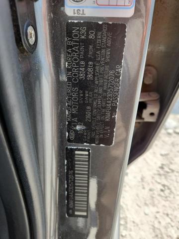 KNAFU4A23D5712076 - 2013 KIA FORTE EX 石墨色 照片 12