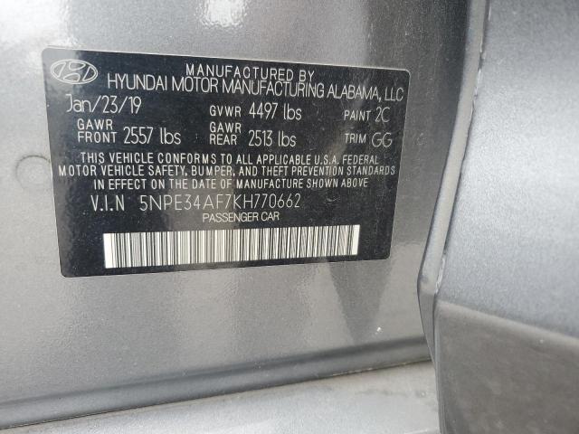 5NPE34AF7KH770662 - 2019 HYUNDAI SONATA LIMITED Boz foto 12