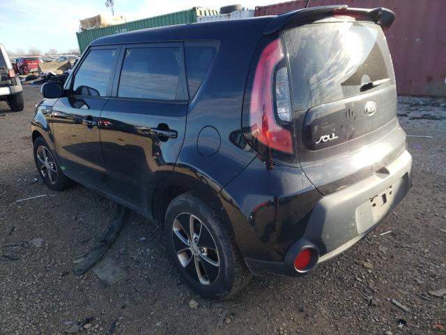 KNDJN2A28E7056834 - 2014 KIA SOUL BLACK photo 2