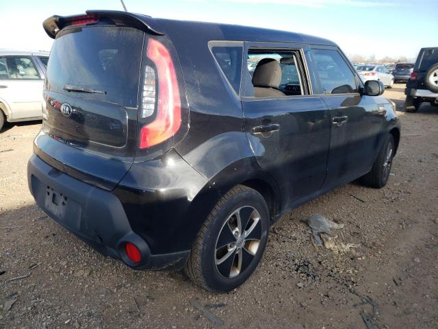 KNDJN2A28E7056834 - 2014 KIA SOUL BLACK photo 3