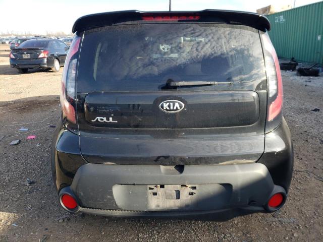 KNDJN2A28E7056834 - 2014 KIA SOUL BLACK photo 6