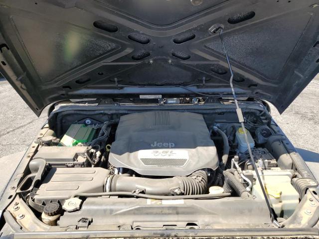 1C4BJWDG7DL553684 - 2013 JEEP WRANGLER U SPORT Czarny zdjęcie 12