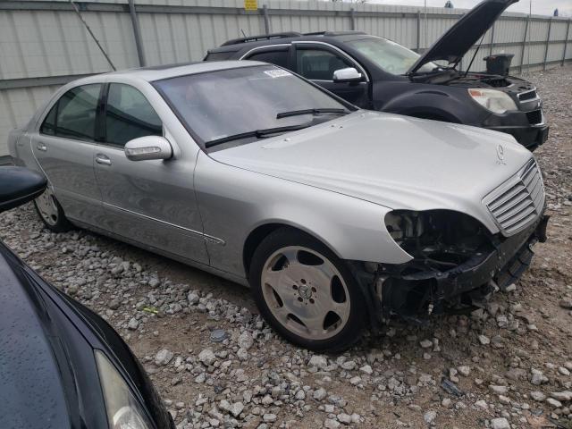 WDBNG76J63A346237 - 2003 MERCEDES-BENZ S 600 SILVER photo 4
