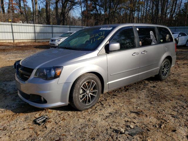 2C4RDGCG1HR612271 - 2017 DODGE GRAND CARA SXT SILVER photo 1