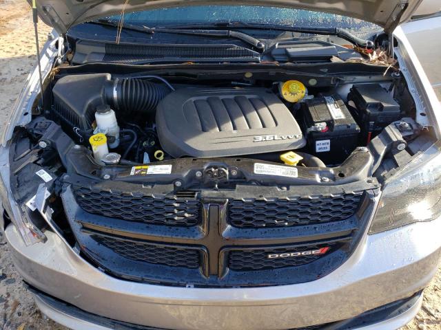 2C4RDGCG1HR612271 - 2017 DODGE GRAND CARA SXT SILVER photo 12