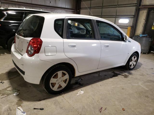 KL1TD66E69B682088 - 2009 CHEVROLET AVEO LS WHITE photo 3