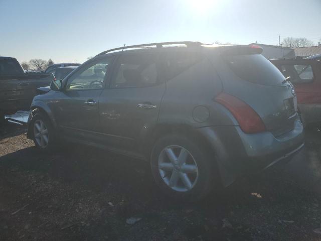 JN8AZ08W05W401110 - 2005 NISSAN MURANO SL SILVER photo 2