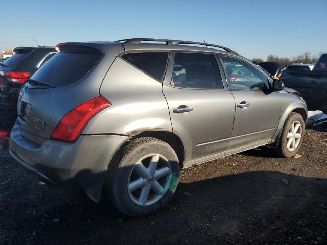 JN8AZ08W05W401110 - 2005 NISSAN MURANO SL SILVER photo 3