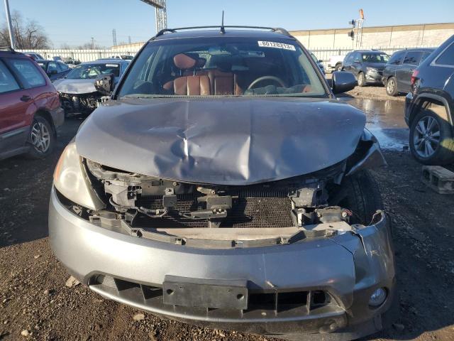 JN8AZ08W05W401110 - 2005 NISSAN MURANO SL SILVER photo 5