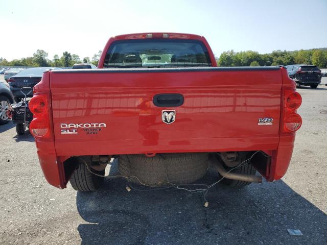 1D7HW48N76S503312 - 2006 DODGE DAKOTA QUAD SLT Qırmızı foto 6