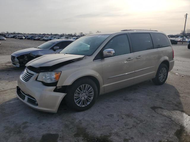 2C4RC1CG1ER365071 - 2014 CHRYSLER TOWN & COU TOURING L GOLD photo 1