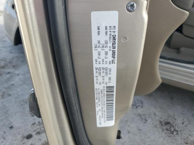 2C4RC1CG1ER365071 - 2014 CHRYSLER TOWN & COU TOURING L GOLD photo 13