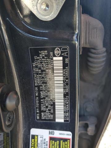 2T1BURHE4FC374482 - 2015 TOYOTA COROLLA L BLACK photo 12