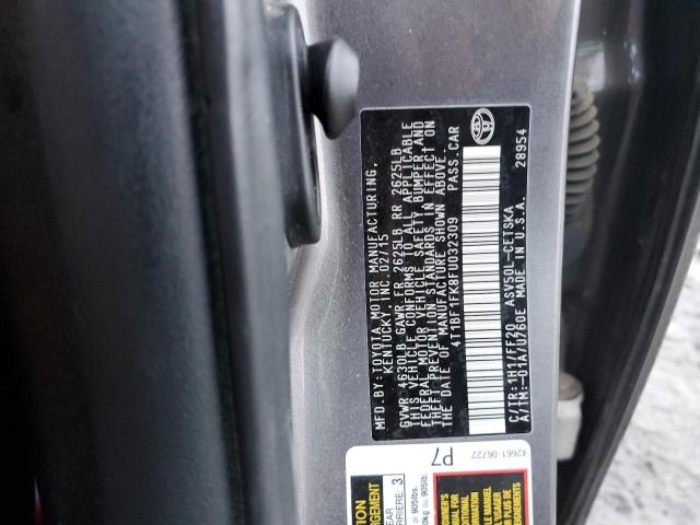 4T1BF1FK8FU032309 - 2015 TOYOTA CAMRY LE GRAY photo 12