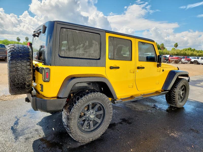1C4BJWDG3FL636497 - 2015 JEEP WRANGLER U SPORT Sarı foto 3