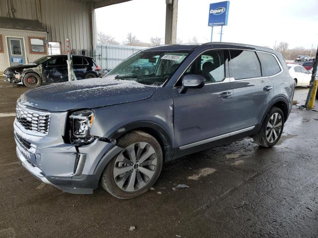 5XYP6DHC0NG244137 - 2022 KIA TELLURIDE S BLUE photo 1