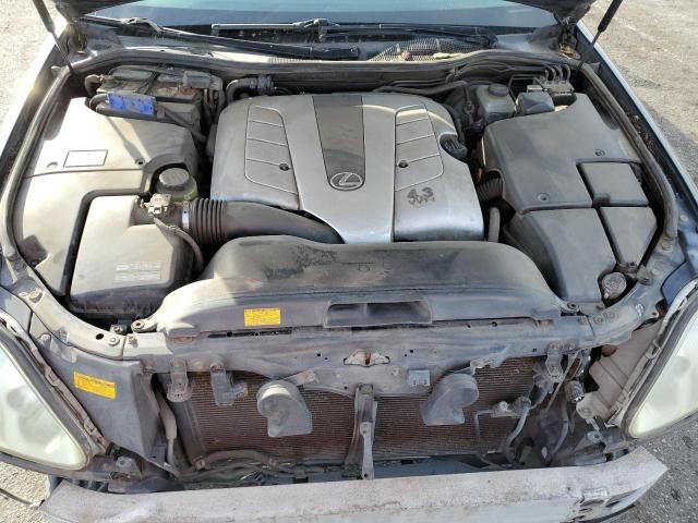 JTHBN36F355009582 - 2005 LEXUS LS 430 GRAY photo 11