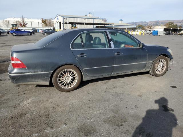 JTHBN36F355009582 - 2005 LEXUS LS 430 GRAY photo 3